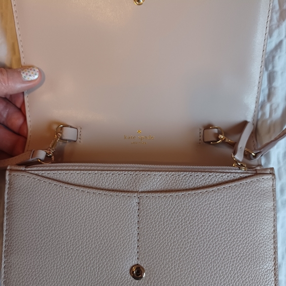 Kate Spade Pearl Blush Clutch Crossbody Bag - Picture 13 of 16